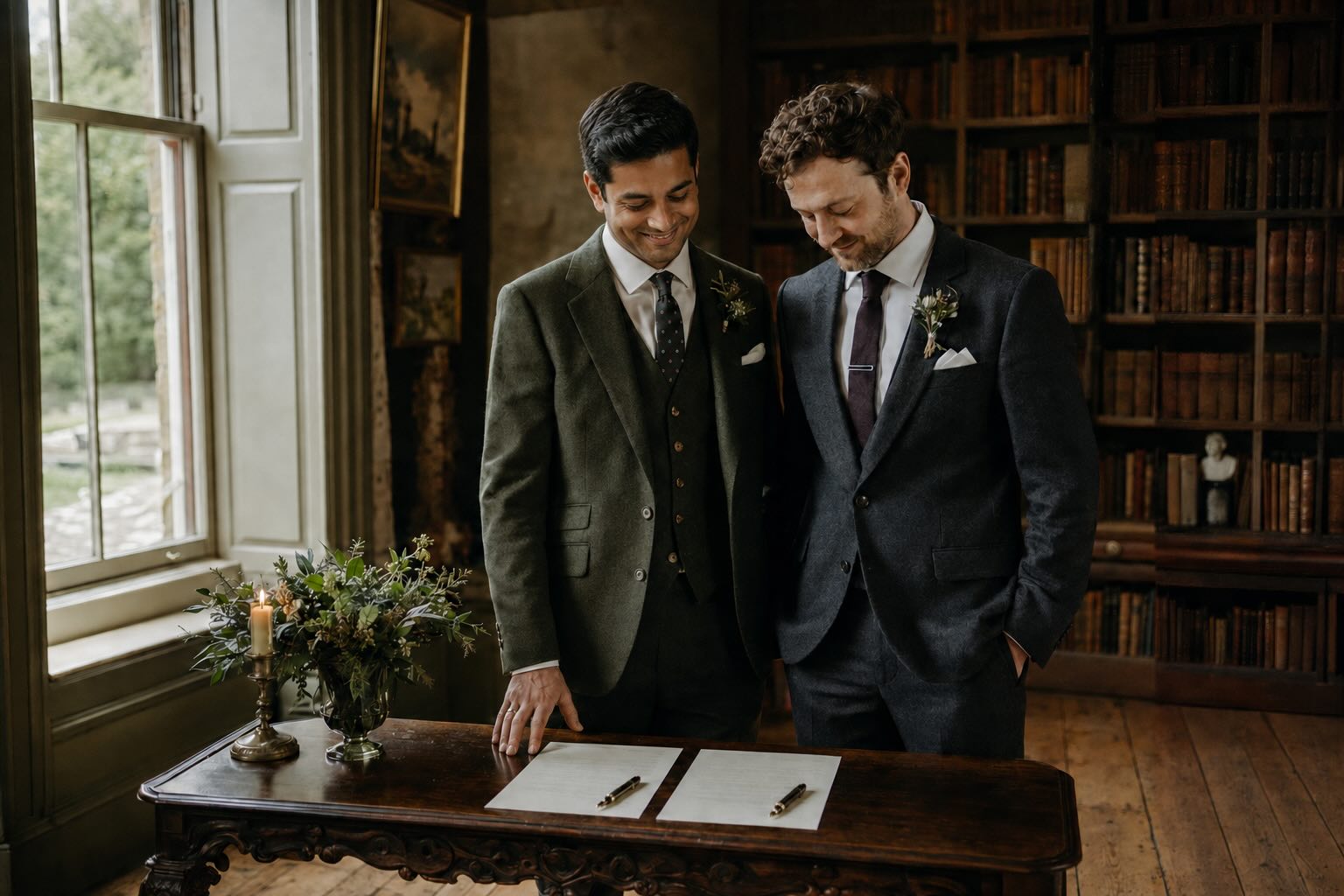 two men