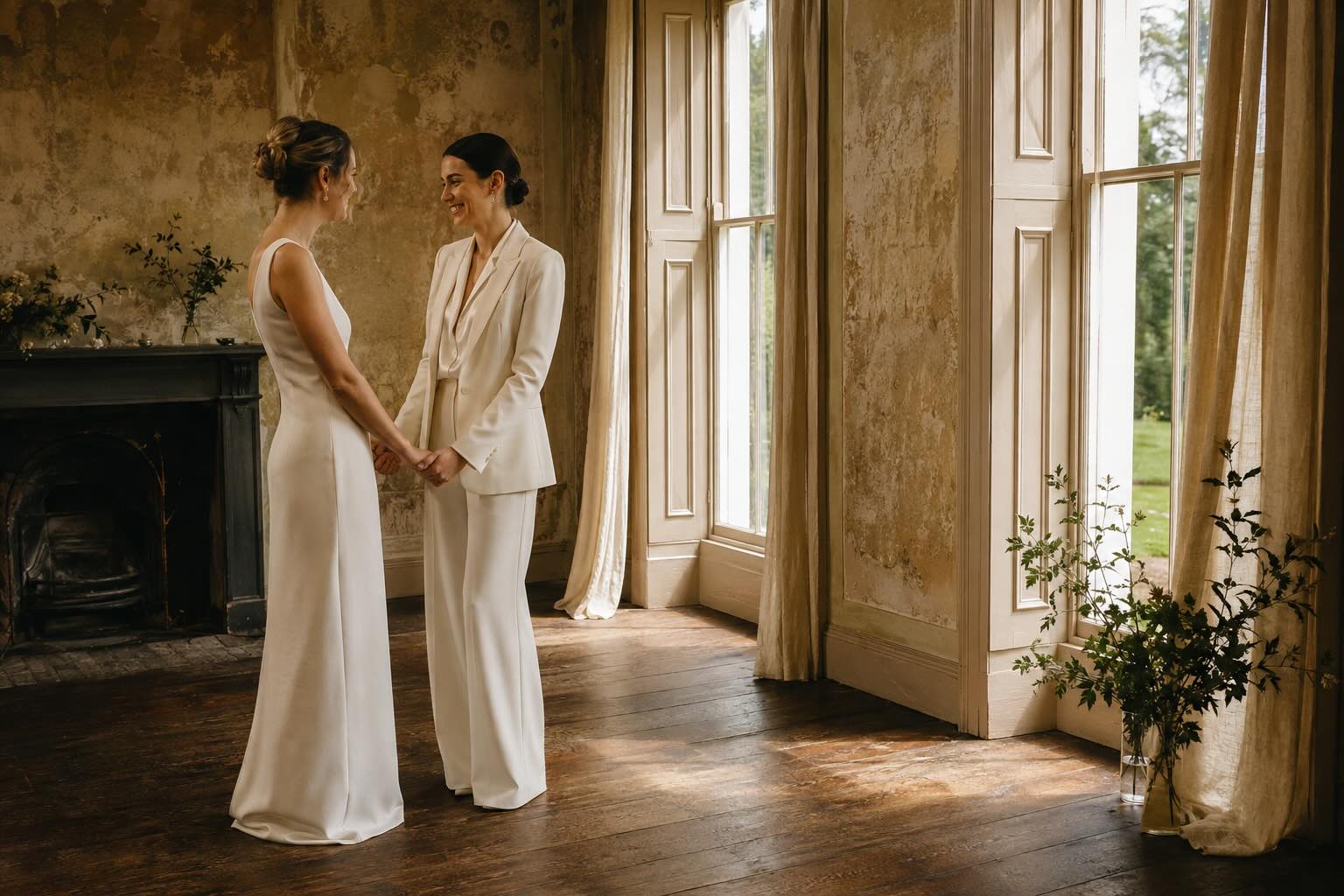 two women